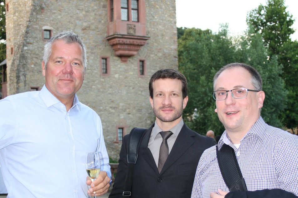Prof. Dr. Stephan Drusch (TU Berlin), Dr. Daniel Kadow (August Storck KG) und Prof. Dr. Sascha Rohn (Universität Hamburg/ILU e.V.) im Gespräch.