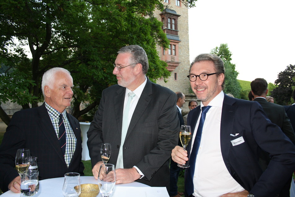 Wiedersehen beim FEI: Hanns-Erwin Muermann (vorm. DVAI e.V.), Dr. Mike Eberle (Carl Kühne KG (GmbH & Co.)) und Karl Eismann (Hochwald Foods GmbH).