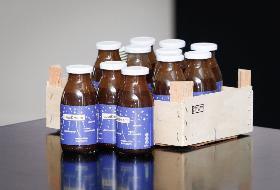 "LupiDream" ist ein Kakaogetränk auf pflanzlicher Basis mit entspannender, schlaffördernder Wirkung.