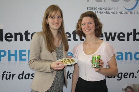 Möhrengrün, neu interpretiert in der Produktidee "Greenys" vom Team der Hochschule Fulda.