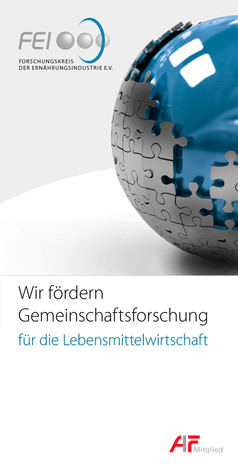 Infoflyer "Wir fördern Gemeinschaftsforschung" Infoflyer "Wir fördern Gemeinschaftsforschung"