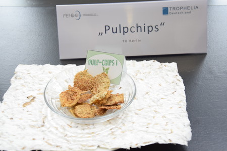 "Pulp-Chips" sind eine nachhaltige Alternative zu Kartoffelchips. Ihr Hauptbestandteil sind Zuckerrübenschnitzel, ein unterschätztes Nebenprodukt der Zuckergewinnung.