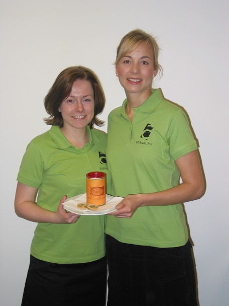 Das Gewinnerteam von TROPHELIA Deutschland 2011: Katharina Borg und Noreen Sichla mit &quot;ZwieBiss&quot;