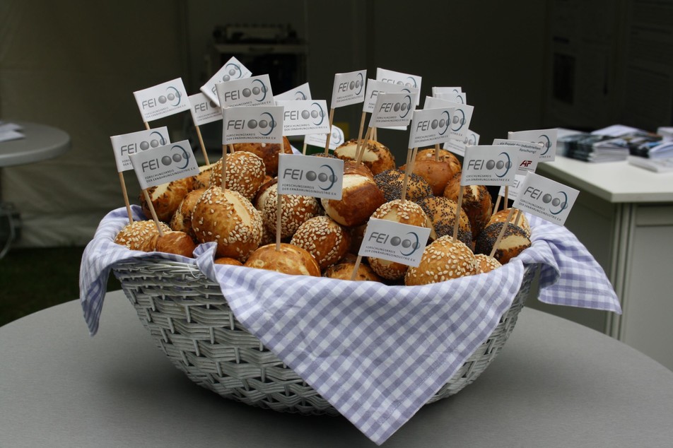 Am Stand des FEI inzwischen ein Klassiker: Das Laugenkonfekt eines Berliner Bäckers.