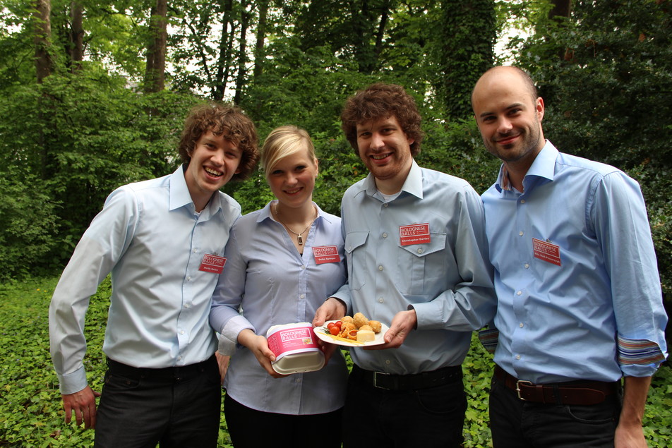 Spaghetti essen war gestern! Heute isst man "Bolognese Balls", erfunden vom Team "SnackAttack" der Hochschule Bremerhaven.