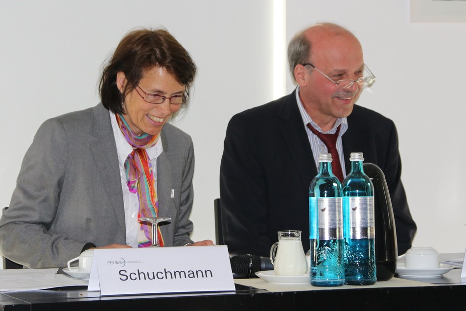 Das Moderatorenteam des 14. FEI-Kooperationsforums: Prof. Dr. Heike P. Schuchmann und Prof. Dr. Peter Winterhalter.