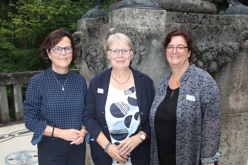 Bei der Jahrestagung fast rund um die Uhr im Einsatz: Andrea Schurig, Monika Schumacher und Petra Droste vom FEI.