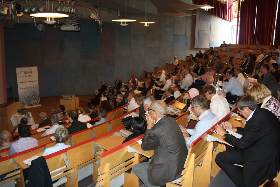 Blick in das Auditorium des Katharinasaals im Euroforum.