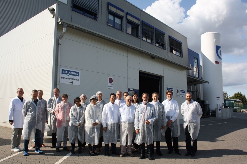 Einen guten Abschluss der FEI-Jahrestagung bildet die Betriebsbesichtigung der Chr. Hansen GmbH in Pohlheim.