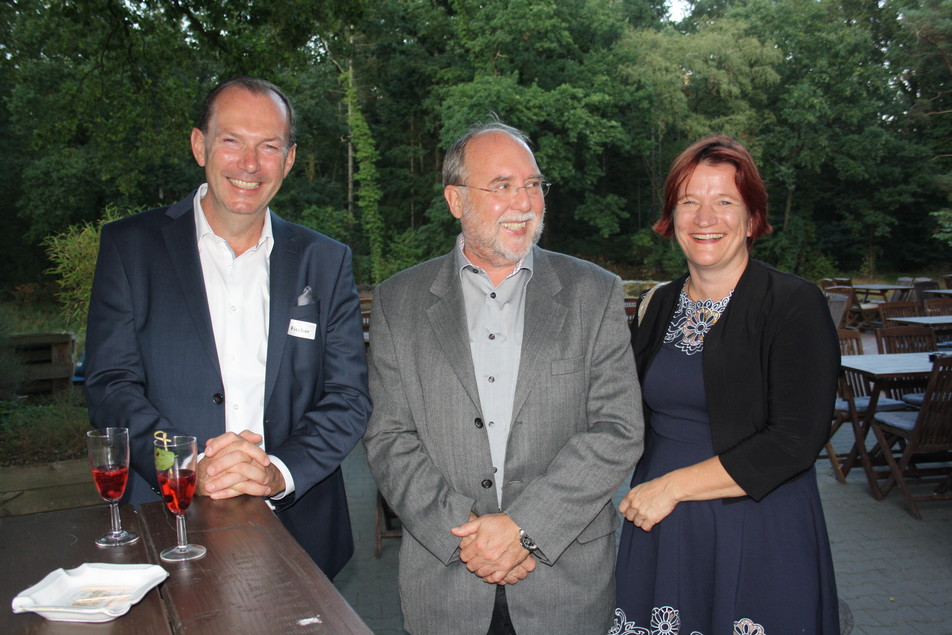 Aus Hamburg und München angereist: Prof. Dr. Markus Fischer (Universität Hamburg), Prof. Dr. Erwin Märtlbauer (Universität München) und Prof. Dr. Cornelia Deeg (Universität München).