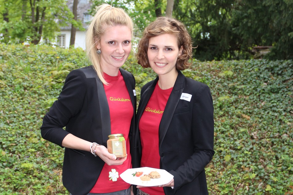 Platz 4 für das "Glückskorn"-Duo der Fachhochschule Münster, die das erste Mal eine Produktidee eingereicht hatte.