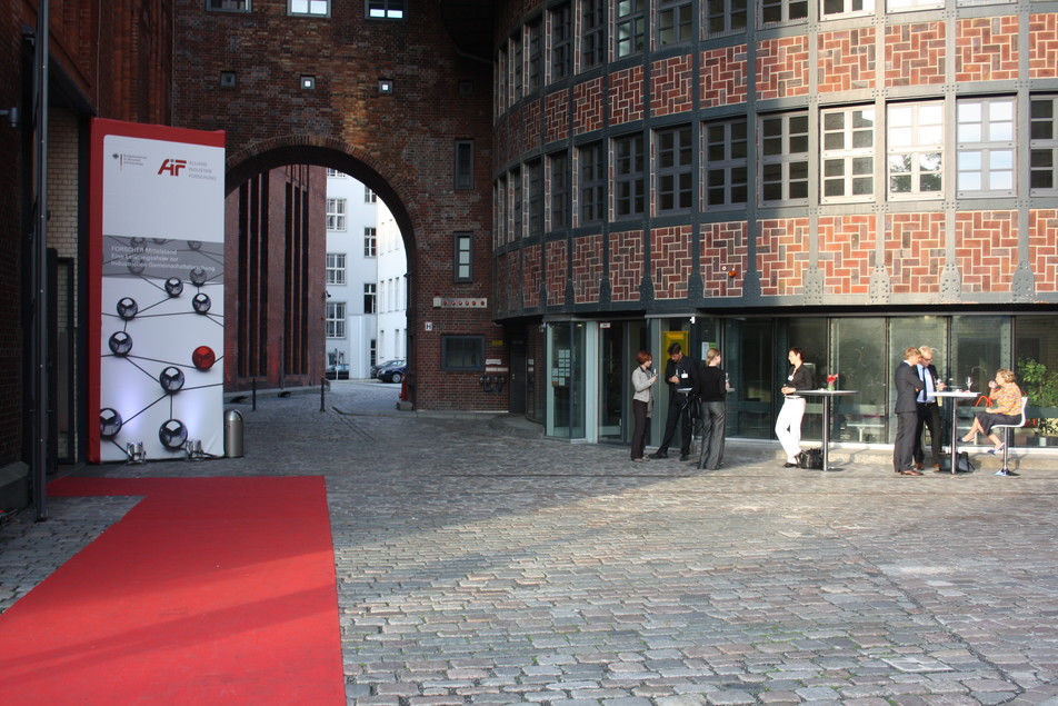 Tolle Location für die IGF-Leistungsshow: BMWi und AiF empfingen im ewerk in Berlin-Mitte ihre Gäste.