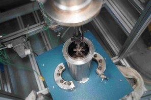 Hochdruck-Hydrolyseapparatur (Parr-Batchreaktor) im 1,2-Liter-Labormaßstab zur Untersuchung der Gewinnung von β-Glucanen mit heißem Wasser.