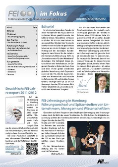 Bild zu "FEI im Fokus" - 13/Oktober 2012