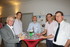 Prof. Dr. Rudolf Eggers (TU Hamburg-Harburg), Dr. Fabian Weber (Universität Bonn), Prof. Dr. Bernd Hitzmann (Universität Hohenheim), Prof. Dr. Ulrich Engelhardt (TU Braunschweig) und Dr. Uwe Dirks (Dr. August Oetker Nahrungsmittel KG) im Gespräch.