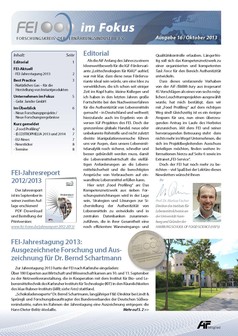 Bild zu "FEI im Fokus" - 16/Oktober 2013