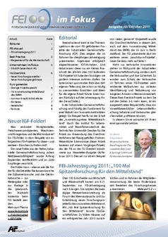 Bild zu "FEI im Fokus" - 10/Oktober 2011