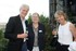 Beim Sektempfang auf Burg Gleiberg: Prof. Dr. Ulrich Kulozik, Monika Schumacher und Dr. Elke Stich.