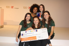 Team der TU Berlin holt Bronze für Deutschland! Mit "TempSta" gewinnen fünf Studentinnen beim europäischen Food-Innovation-Wettbewerb ECOTROPHELIA 2019 in Köln den dritten Platz