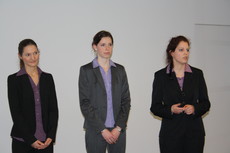 Das Team der Hochschule Bremerhaven bei der Präsentation von "ActiCorns".